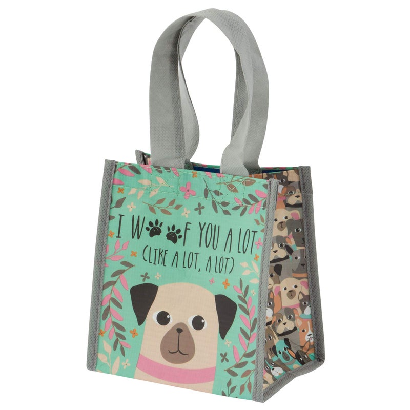 Karma Reusable Gift Bags - Tote Bag and Gift Bag with Handles - Perfect for Birthday Gifts and Party Bags RPET 1 Dog Small - Image 1